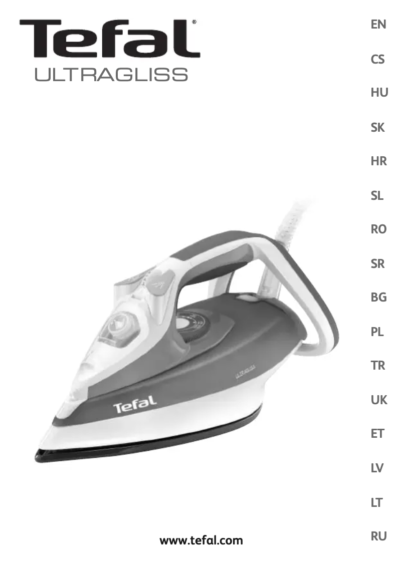 Página 1 del manual Manual de usuario Tefal Ultragliss FV4870D0
