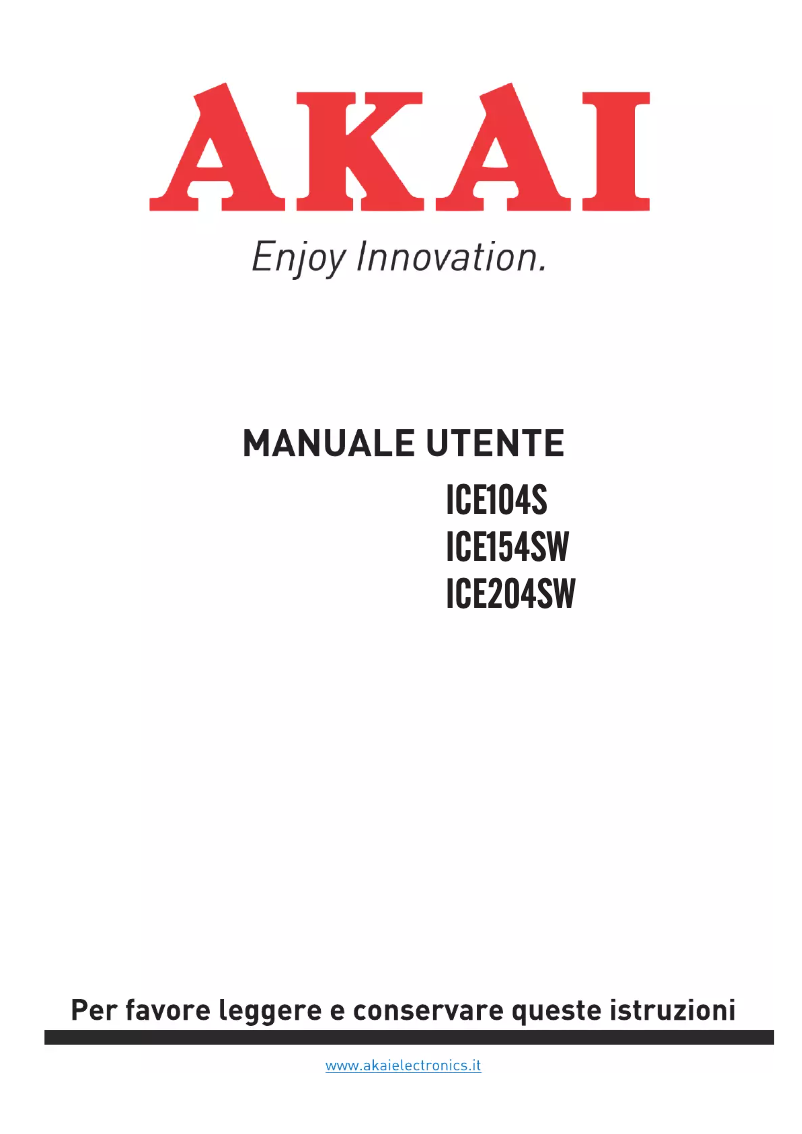 Image de la première page du manuel de l'appareil ICE104S