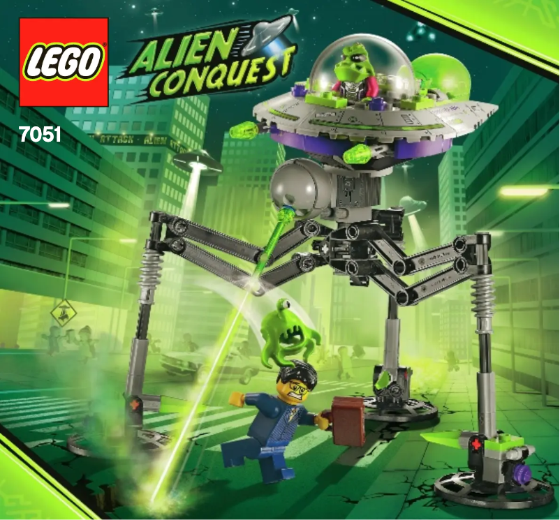 Page 1 de la notice Manuel utilisateur Lego Alien Conquest 7051