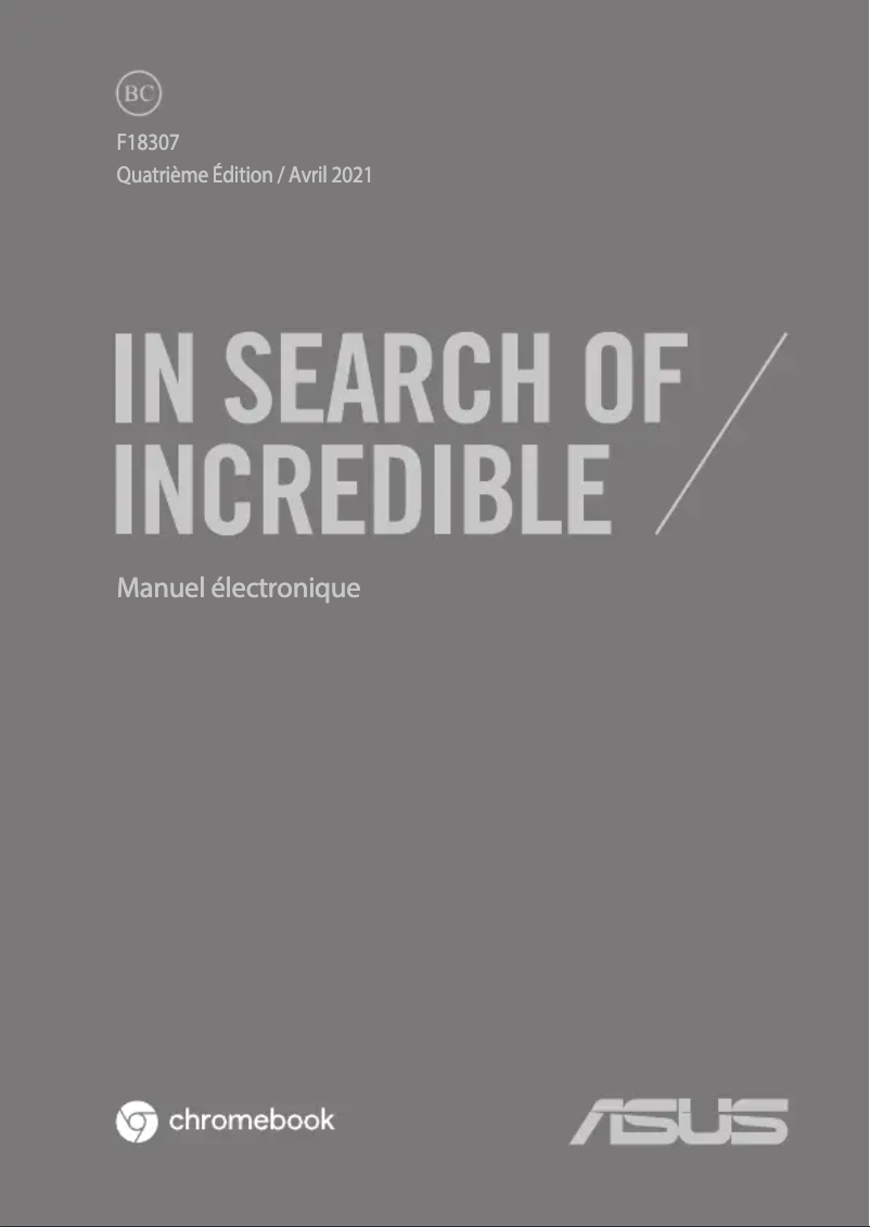 Image de la première page du manuel de l'appareil Chromebook C523