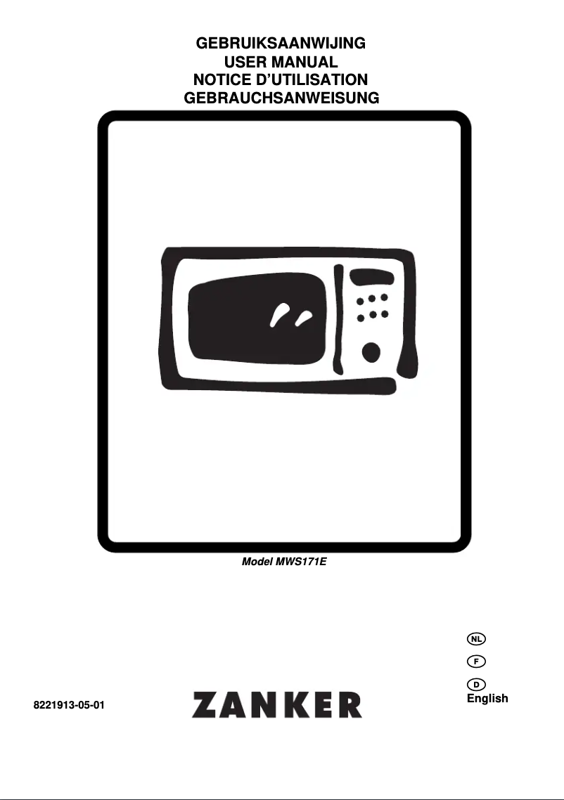 Image de la première page du manuel de l'appareil Mws 171 e