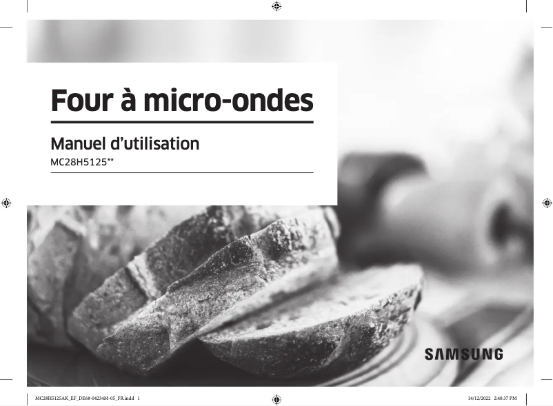 Page n°1 - Manuel utilisateur Samsung MC28H5125CK