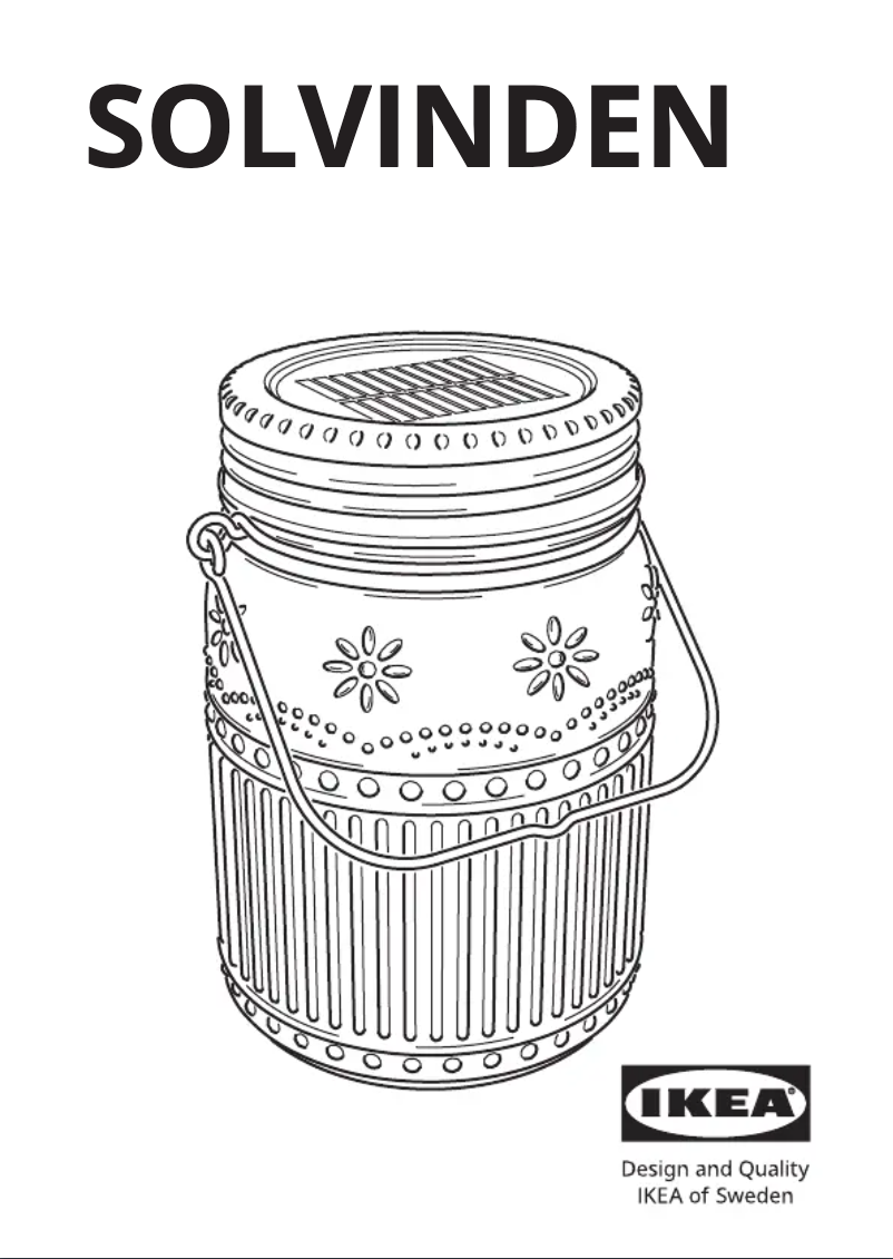 Página 1 del manual Manual de usuario Ikea SOLVINDEN 205.145.98