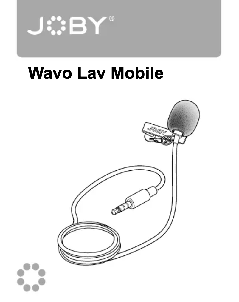 Page n°1 - Manuel utilisateur Joby Wavo Lav Mobile