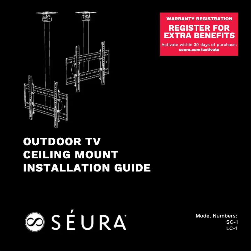 Page n°1 - Manuel utilisateur Seura LC-1