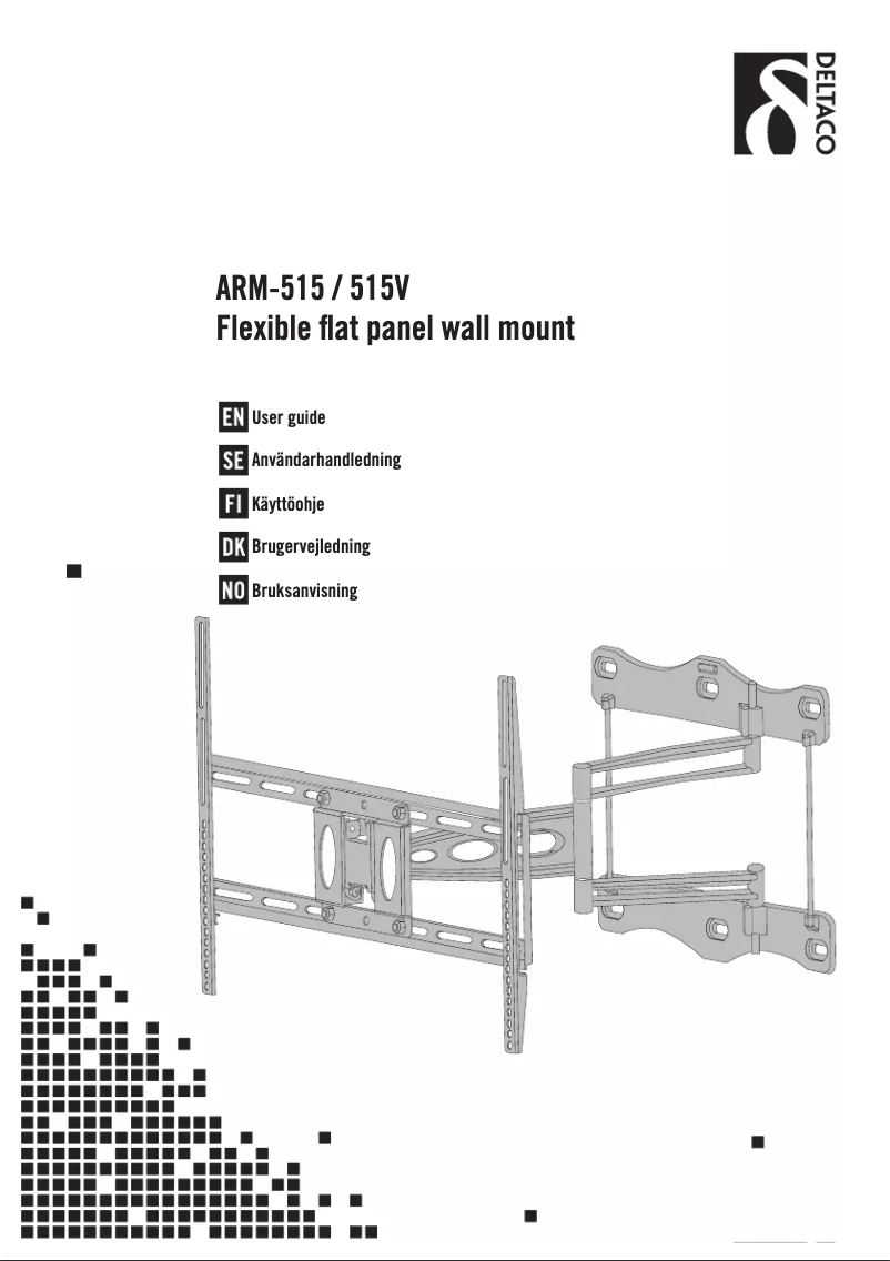 Page 1 de la notice Manuel utilisateur Deltaco ARM-515