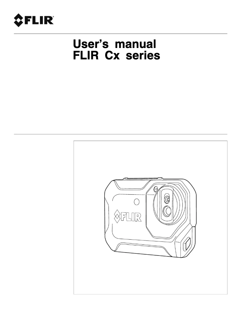 Page n°1 - Manuel utilisateur FLIR C2