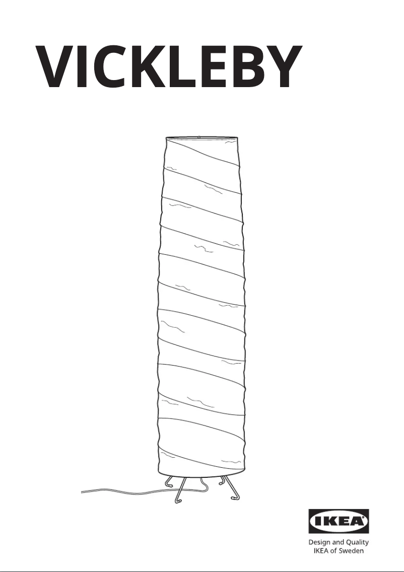 Image de la première page du manuel de l'appareil VICKLEBY 504.303.90