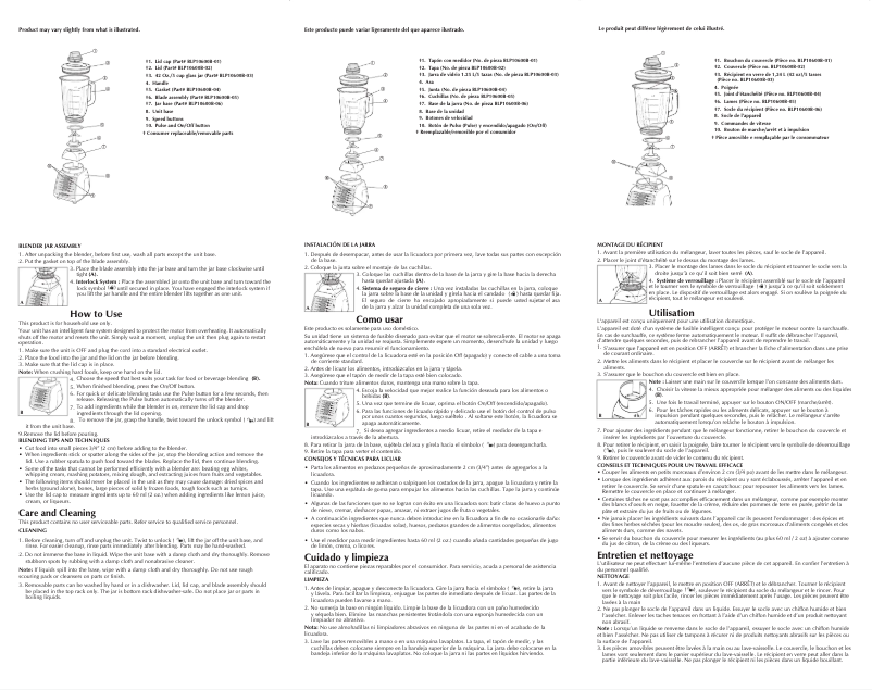 Page n°1 - Manuel utilisateur Black & Decker BLP10600B