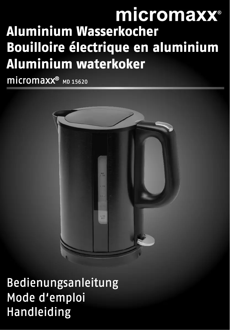 Page 1 de la notice Manuel utilisateur Micromaxx MD 15620
