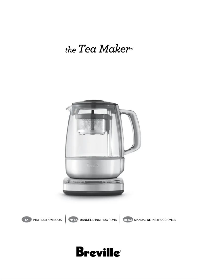 Image de la première page du manuel de l'appareil the Tea Maker BTM800