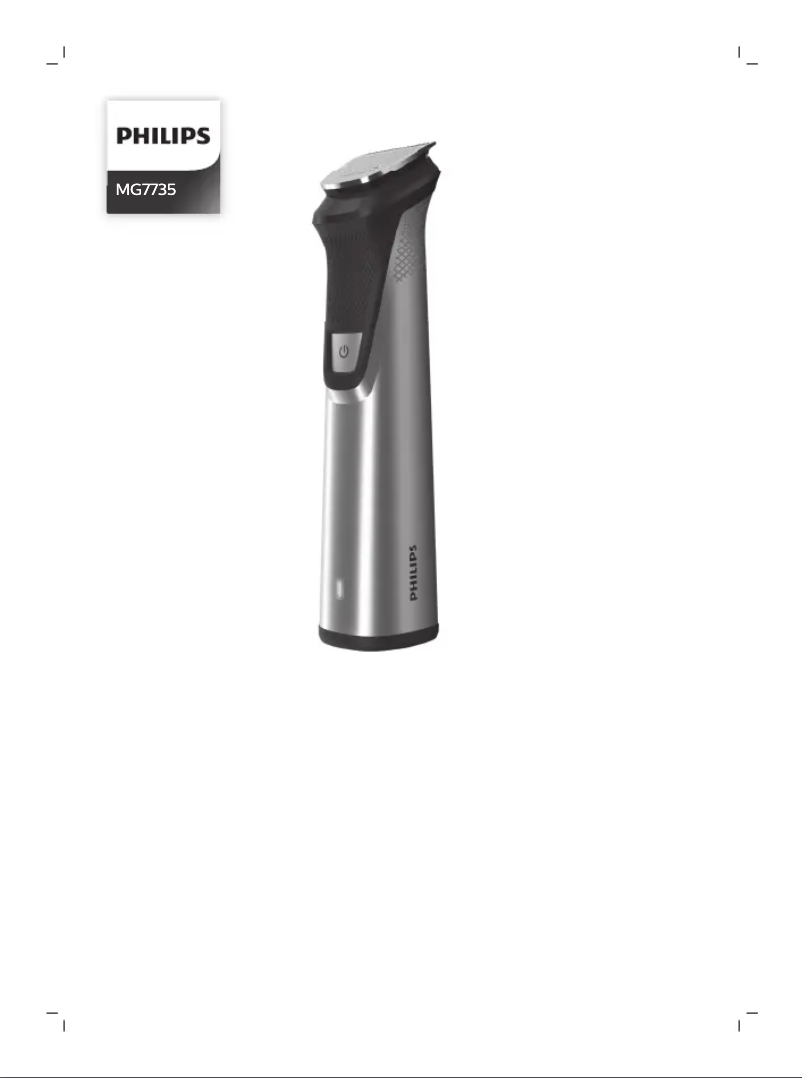 Page 1 de la notice Manuel utilisateur Philips Series 7000 MG7735