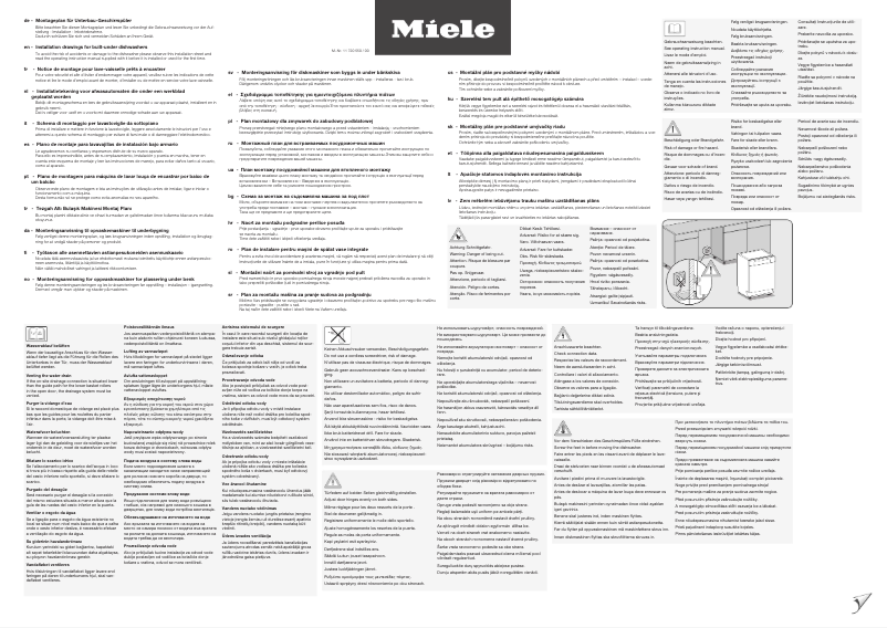 Page n°1 - Manuel utilisateur Miele G 7222 SCU Selection