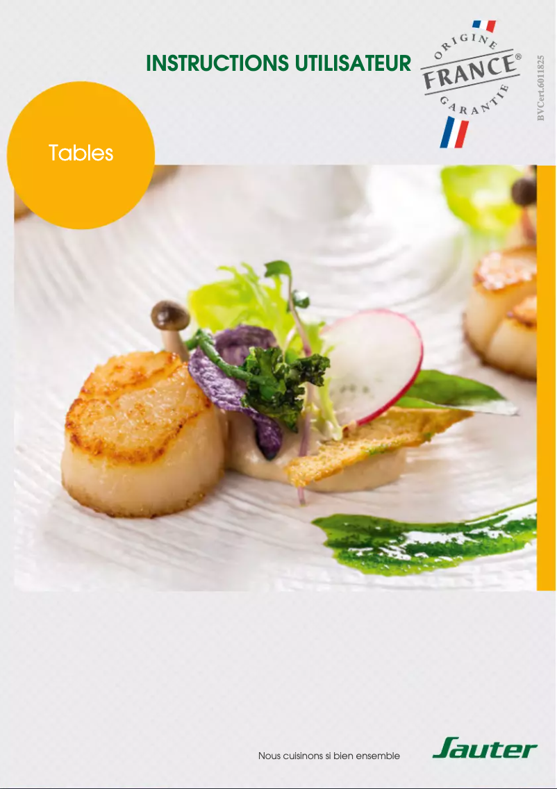 Page 1 de la notice Manuel utilisateur Sauter SPI9332MB