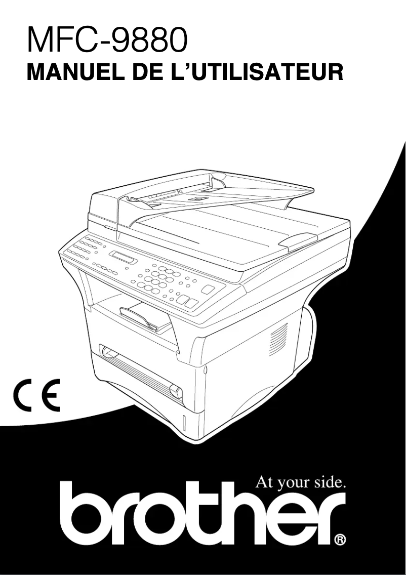 Image de la première page du manuel de l'appareil MFC-9880