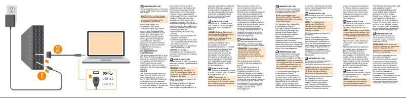 Page n°1 - Manuel utilisateur Seagate Expansion Desktop Drive
