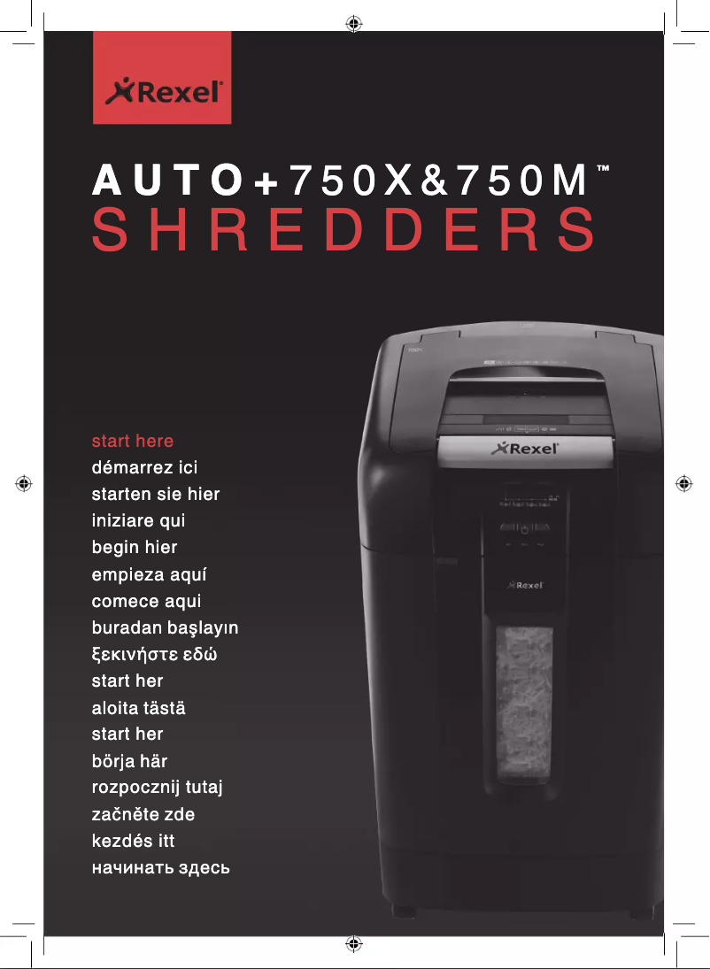 Página 1 del manual Manual de usuario Rexel 2103750EU