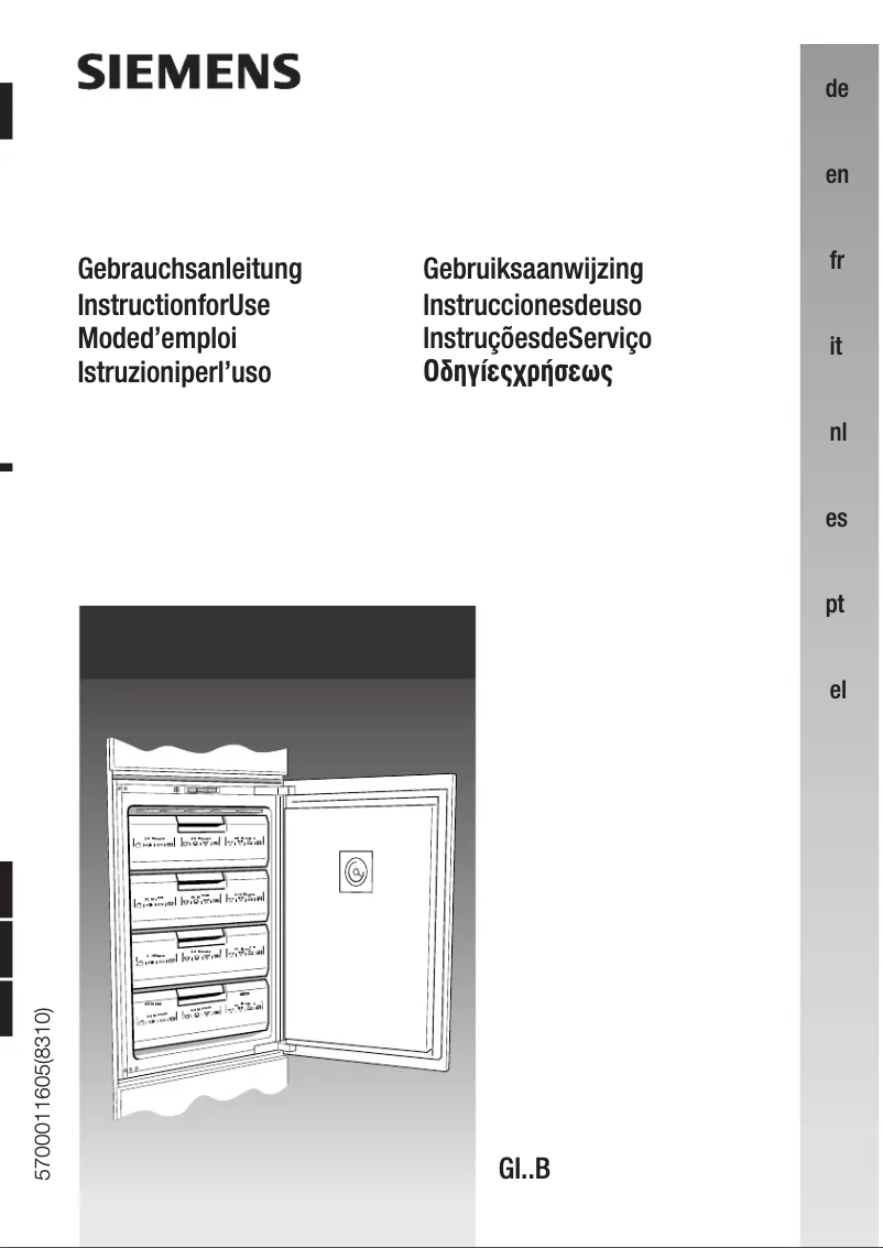 Image de la première page du manuel de l'appareil GI10B440