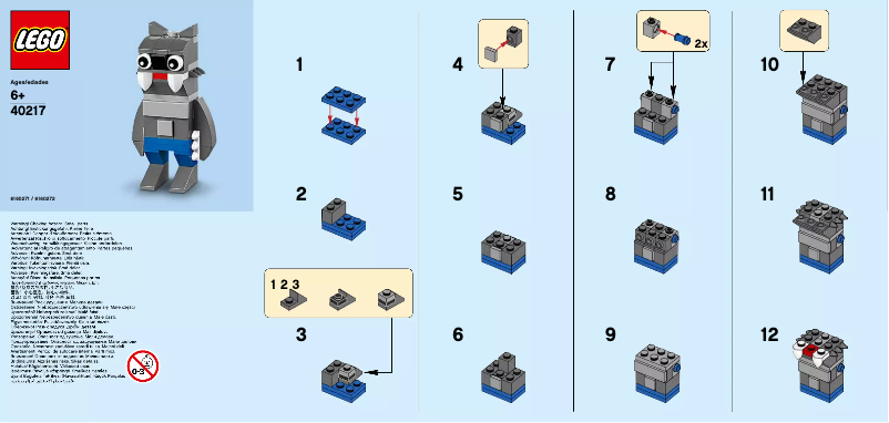 Page n°1 - Manuel utilisateur Lego Werewolf 40217