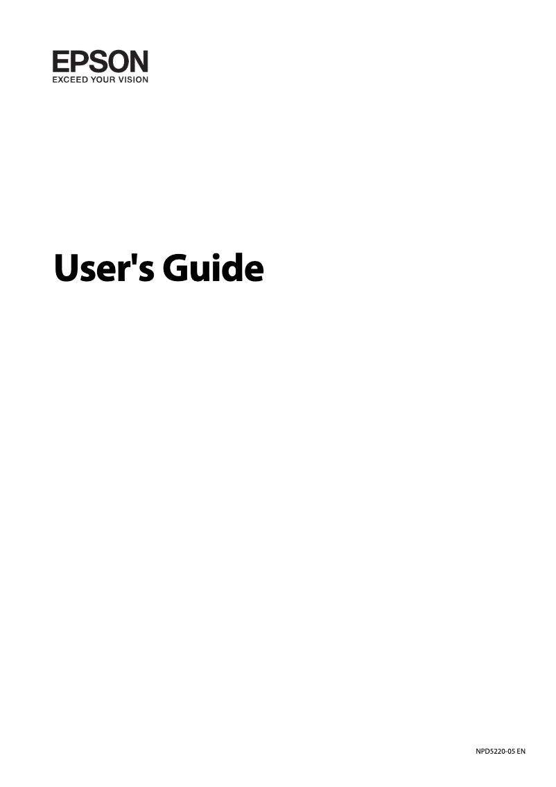 Page n°1 - Manuel utilisateur Epson WorkForce Pro WF-M5193