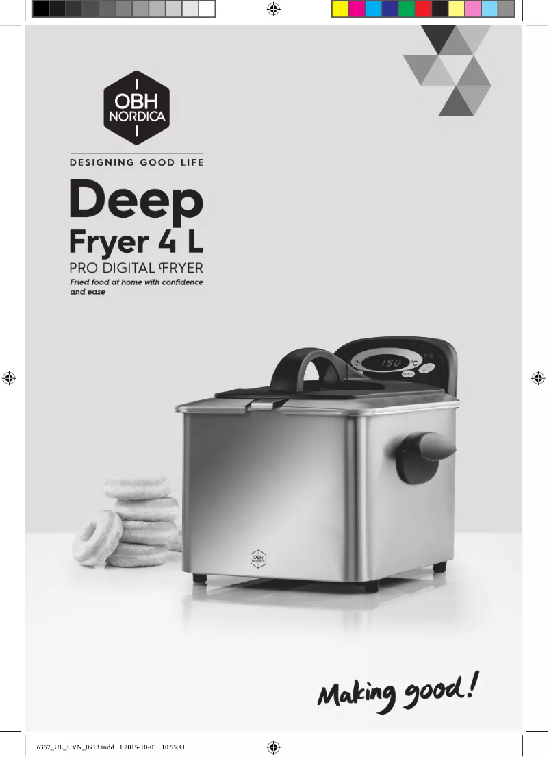 Page 1 de la notice Manuel utilisateur OBH Nordica Pro Digital 6357