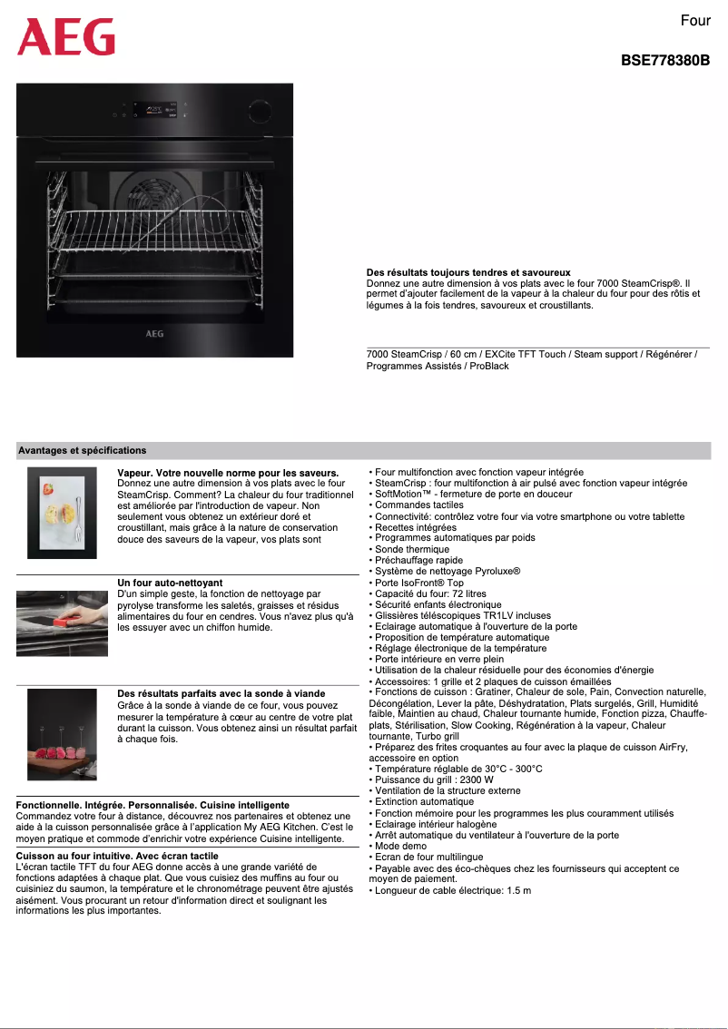 Imagen de la primera página del manual del dispositivo BSE778380B