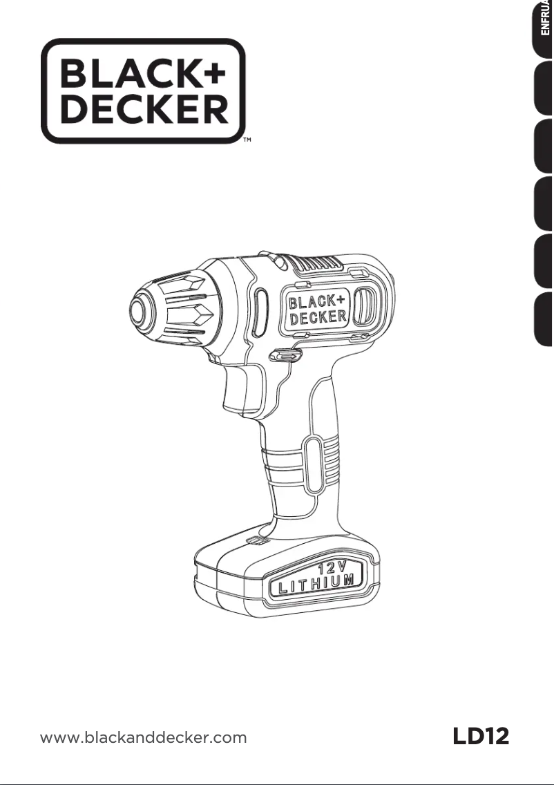 Page 1 de la notice Manuel utilisateur Black & Decker LD12