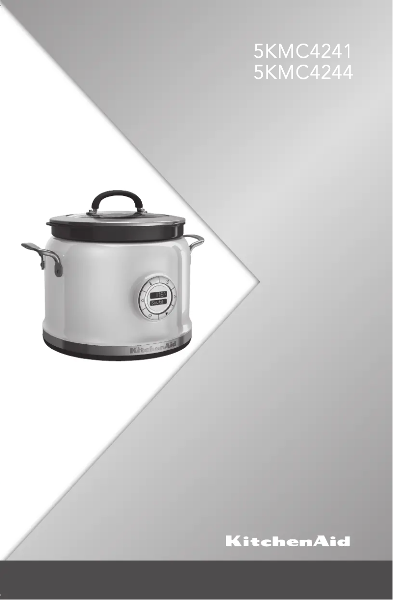 Page n°1 - Manuel utilisateur KitchenAid 5KMC4241