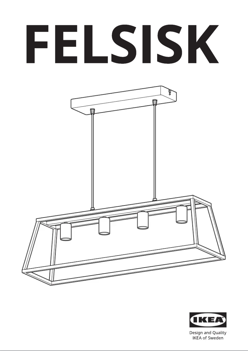 Image de la première page du manuel de l'appareil FELSISK 405.084.93