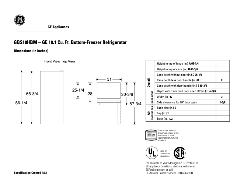 Image de la première page du manuel de l'appareil GBS18HBMCC