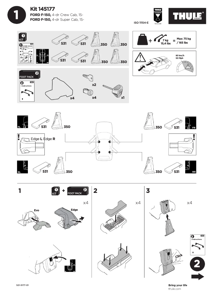 Image de la première page du manuel de l'appareil Kit 145177
