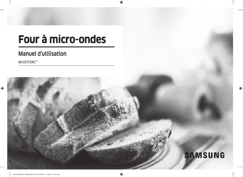 Page n°1 - Manuel utilisateur Samsung MC455TERCBB/EN