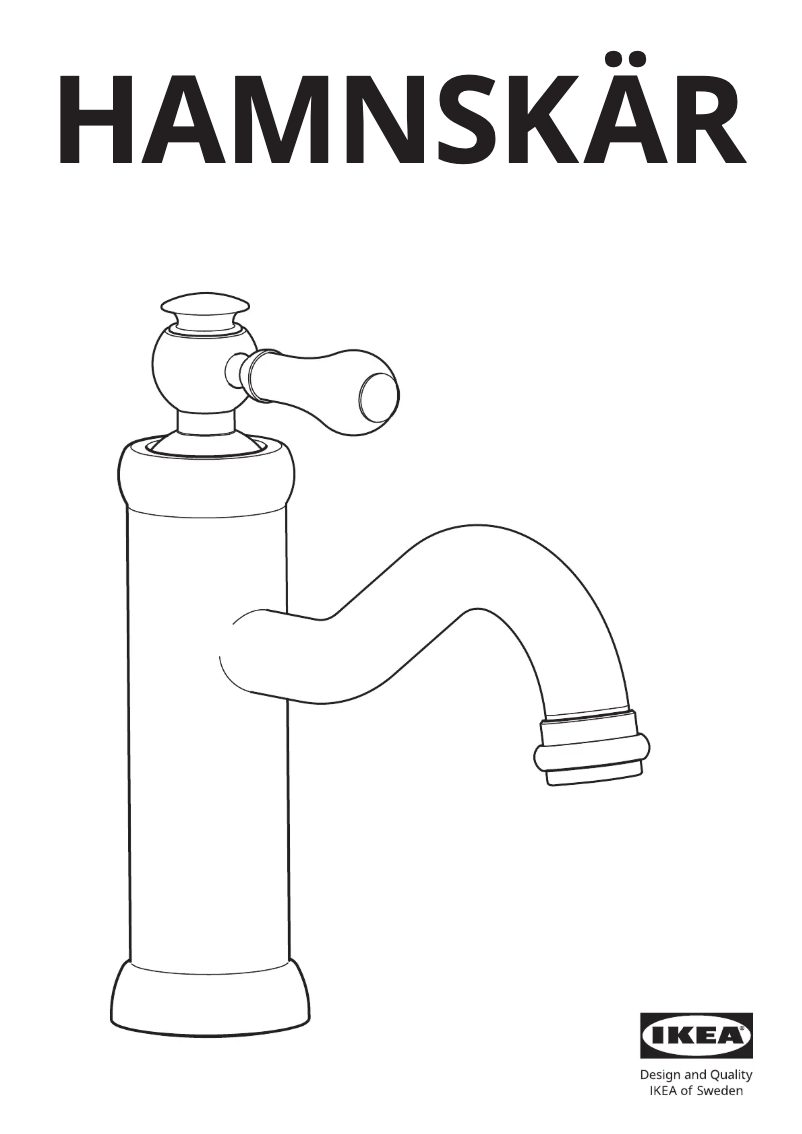 Image de la première page du manuel de l'appareil HAMNSKÄR 603.430.76