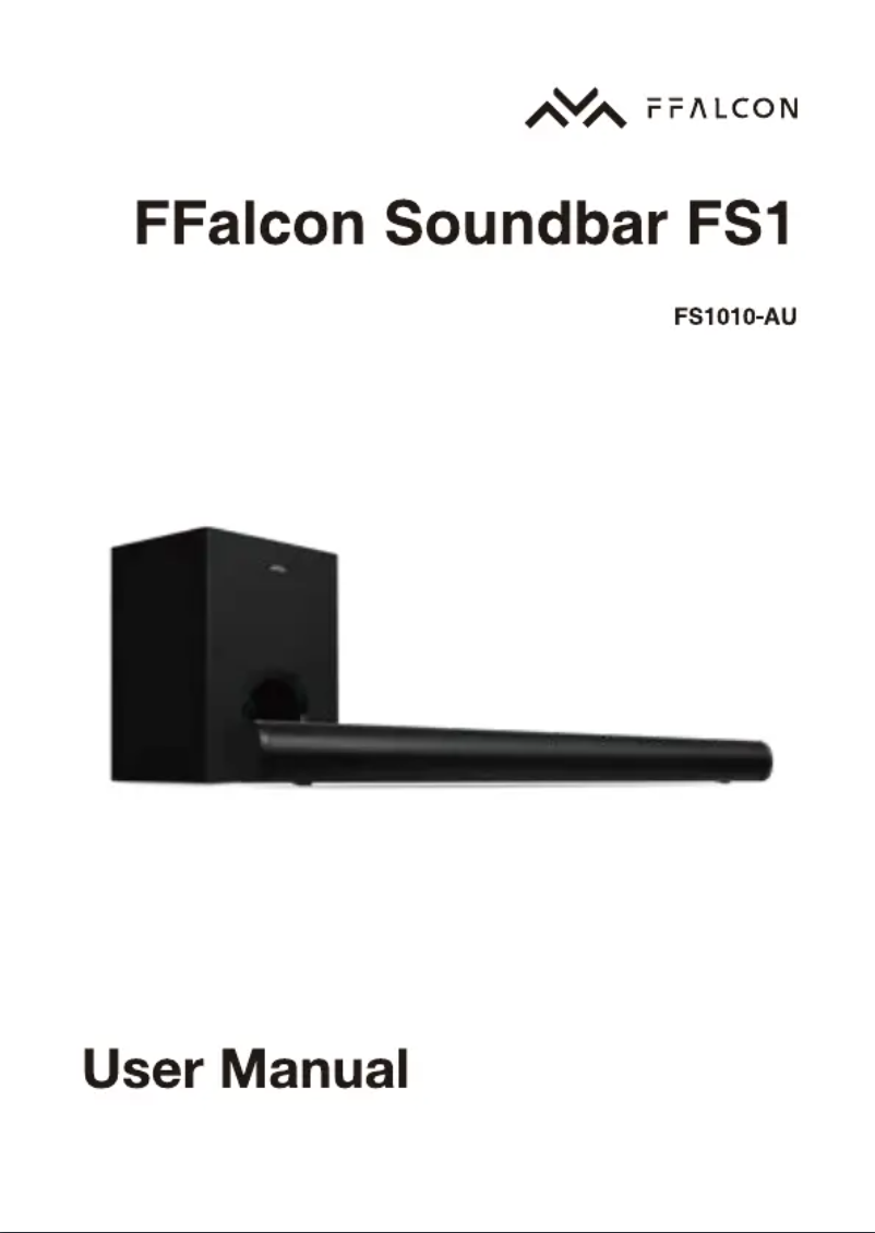 Page n°1 - Manuel utilisateur FFalcon FS1010-AU