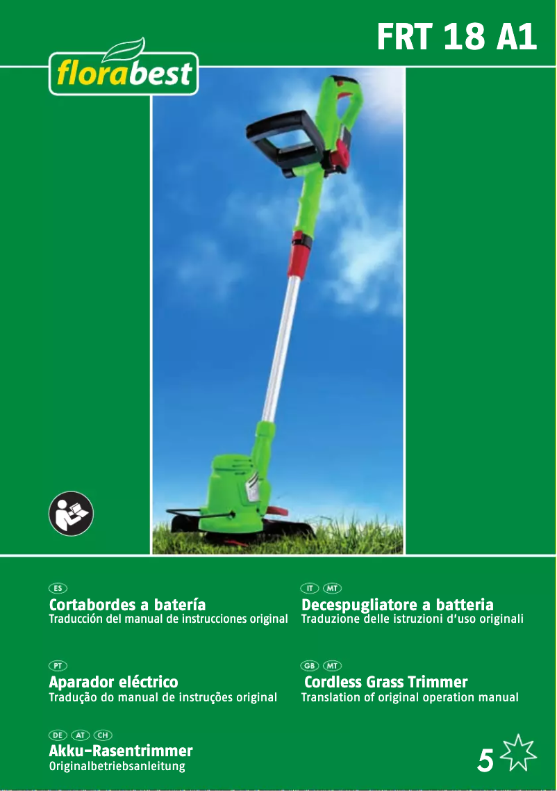 Page 1 de la notice Manuel utilisateur Florabest FRT 18 A1