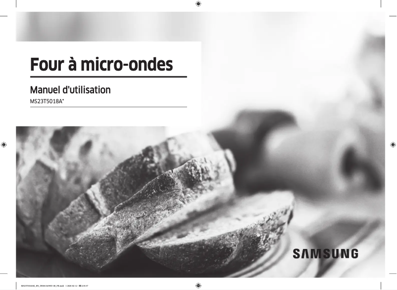 Page n°1 - Manuel utilisateur Samsung MS23T5018AG