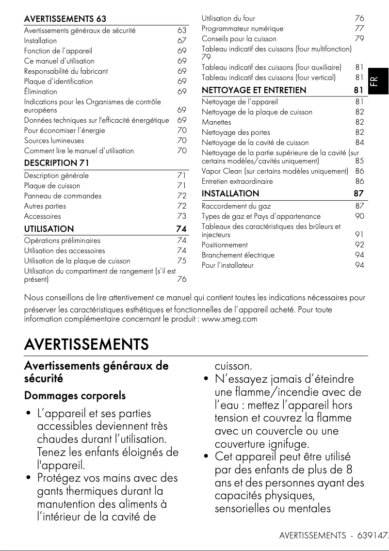 Image de la première page du manuel de l'appareil TR93P