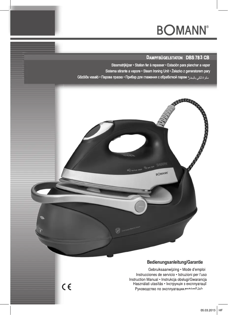 Page 1 de la notice Manuel utilisateur Bomann DBS 783 CB