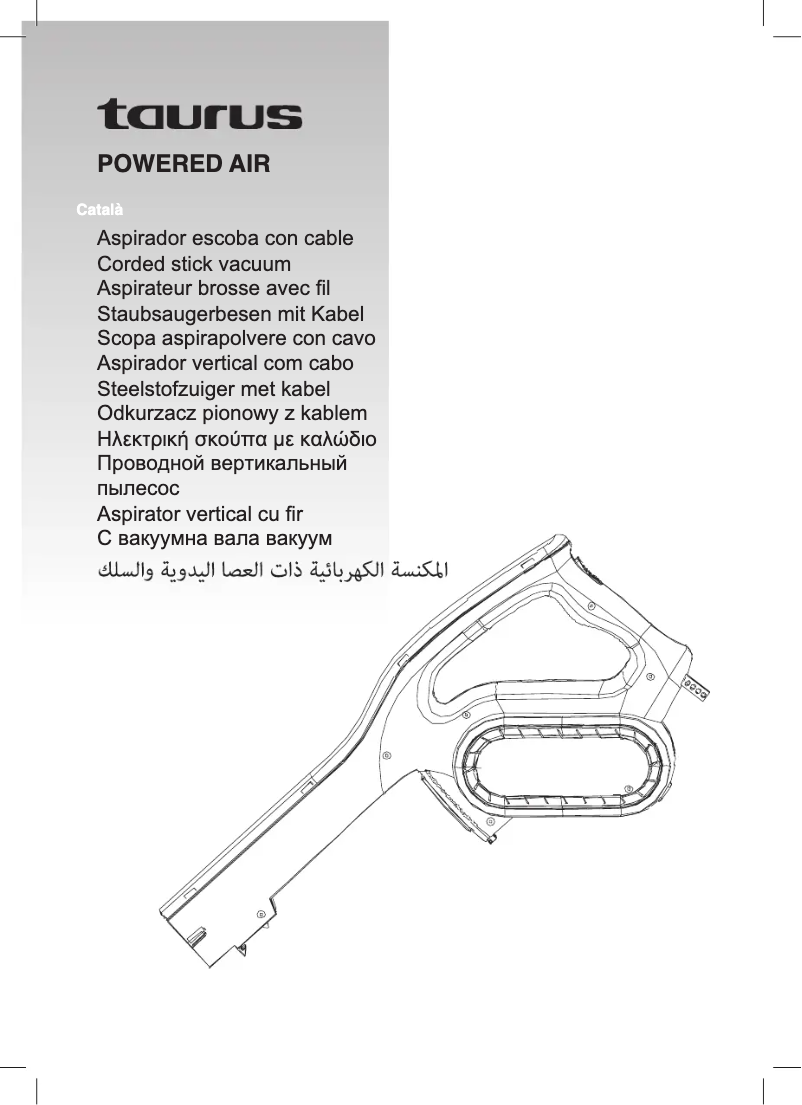 Page n°1 - Manuel utilisateur Taurus Powered Air