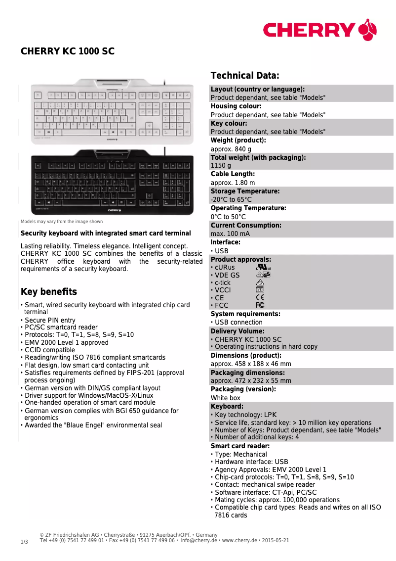 Image de la première page du manuel de l'appareil JK-A0100EU