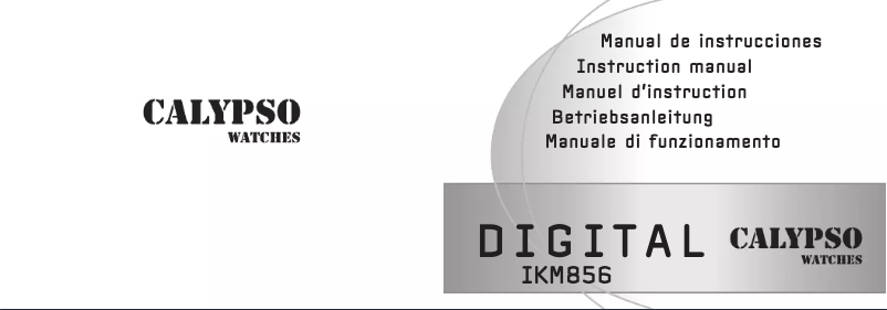 Page 1 de la notice Manuel utilisateur Calypso K5593