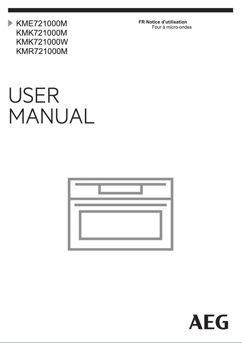 Page n°1 - Manuel utilisateur AEG KMK721000M