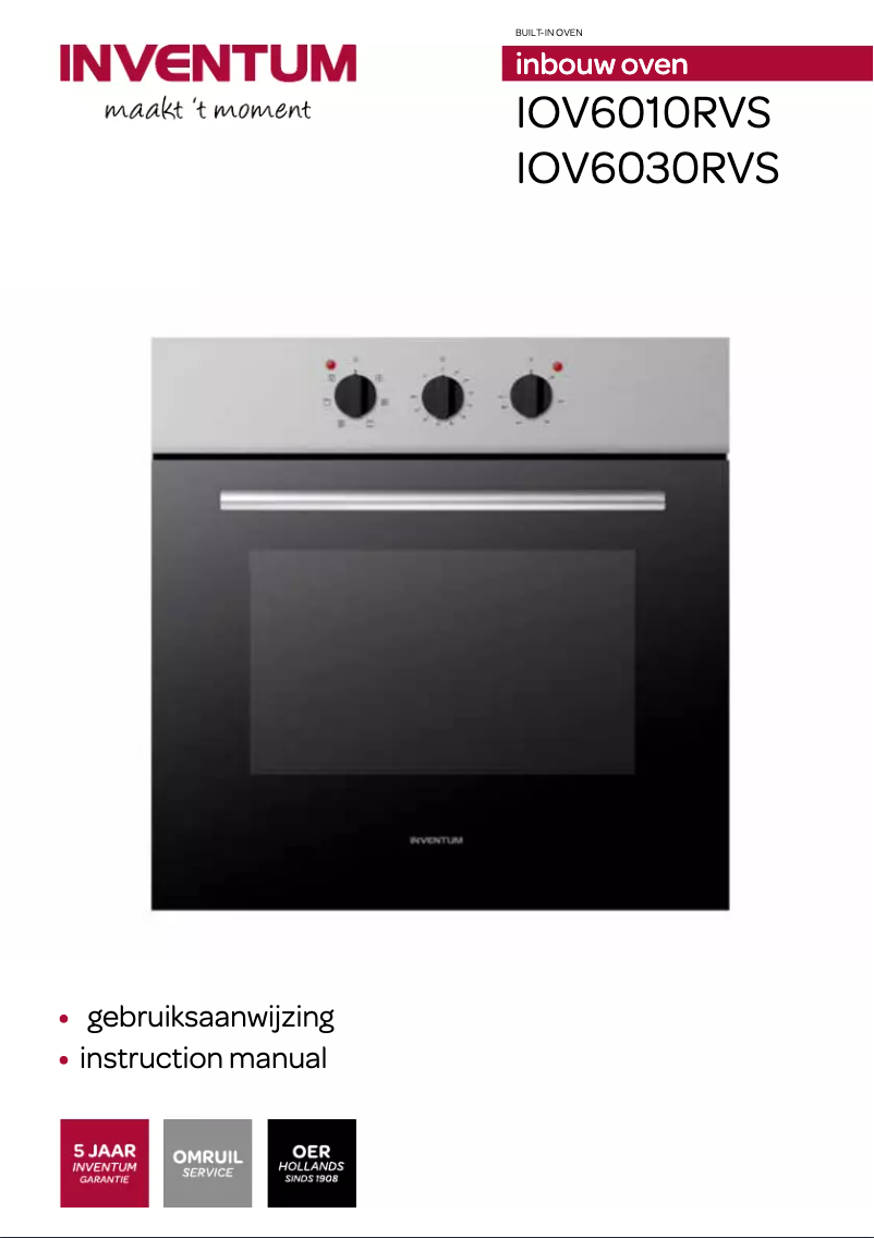 Image de la première page du manuel de l'appareil IOV6030