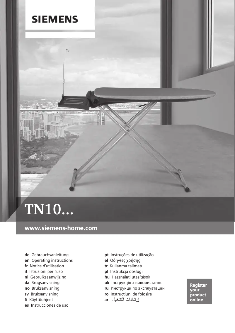 Page n°1 - Manuel utilisateur Siemens TN10100BE