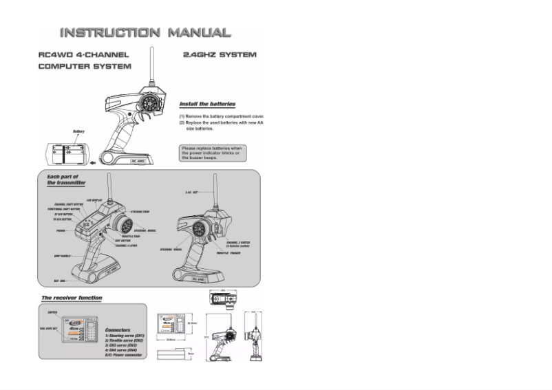 Image de la première page du manuel de l'appareil Z-R0006