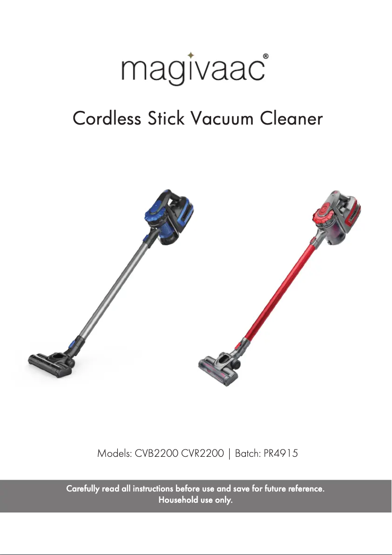 Image de la première page du manuel de l'appareil CVR2200