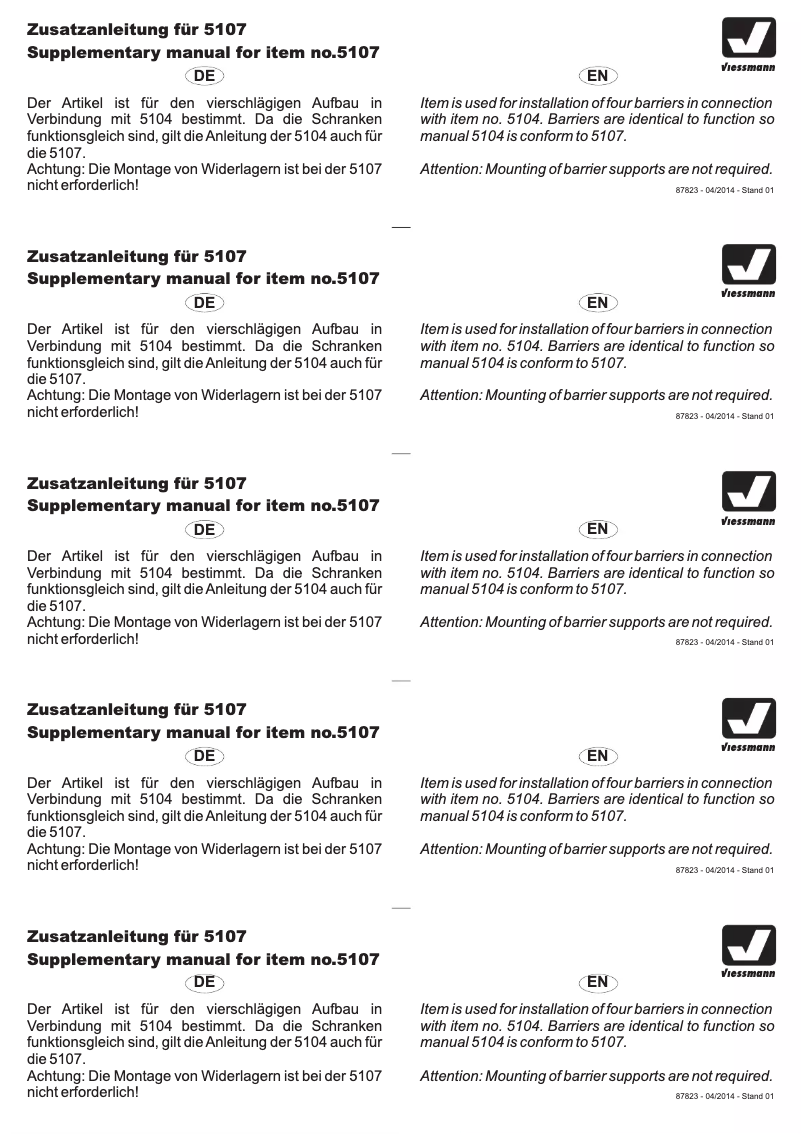 Imagen de la primera página del manual del dispositivo 5107