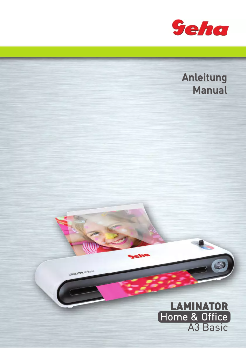 Page n°1 - Manuel utilisateur Geha Home & Office A3 Basic