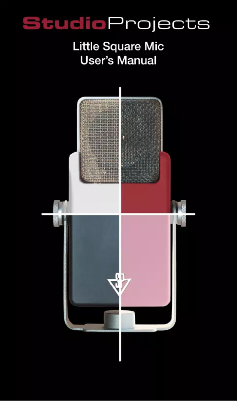 Page n°1 - Manuel utilisateur Studio Projects LSM