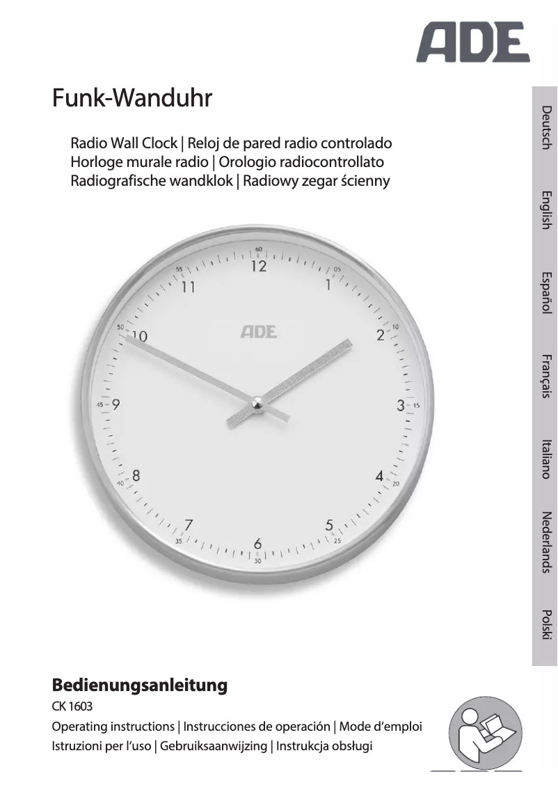 Image de la première page du manuel de l'appareil CK 1603